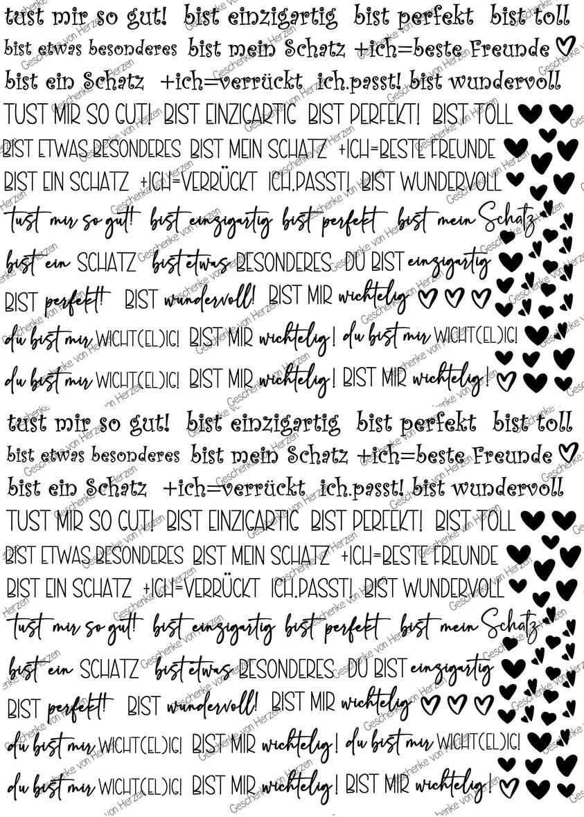 Silikonform Geschenkverpackung DU Box / Riegel