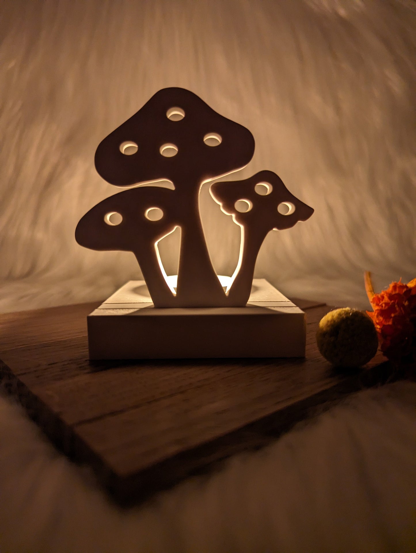 Silikonform Pilz V1 für Einschieber / Pilz / Teelichthalter / Einschieber / Raysin / Silikonform