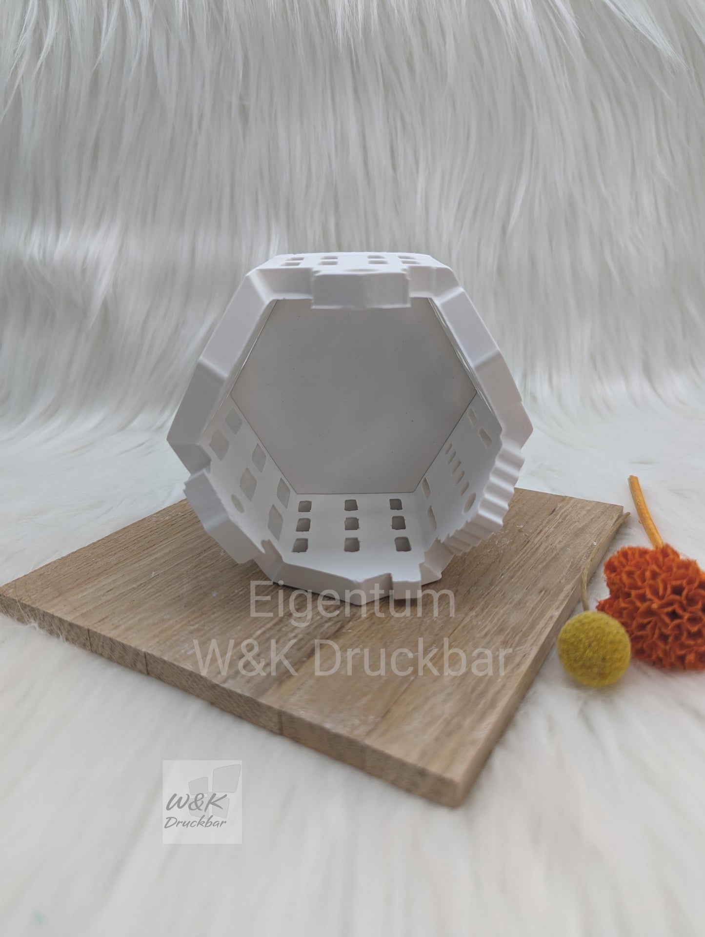 Silikonform für Häuserkranz V3/ Sechseckig Häuserkranz / mit Boden / Raysin / Silikonform