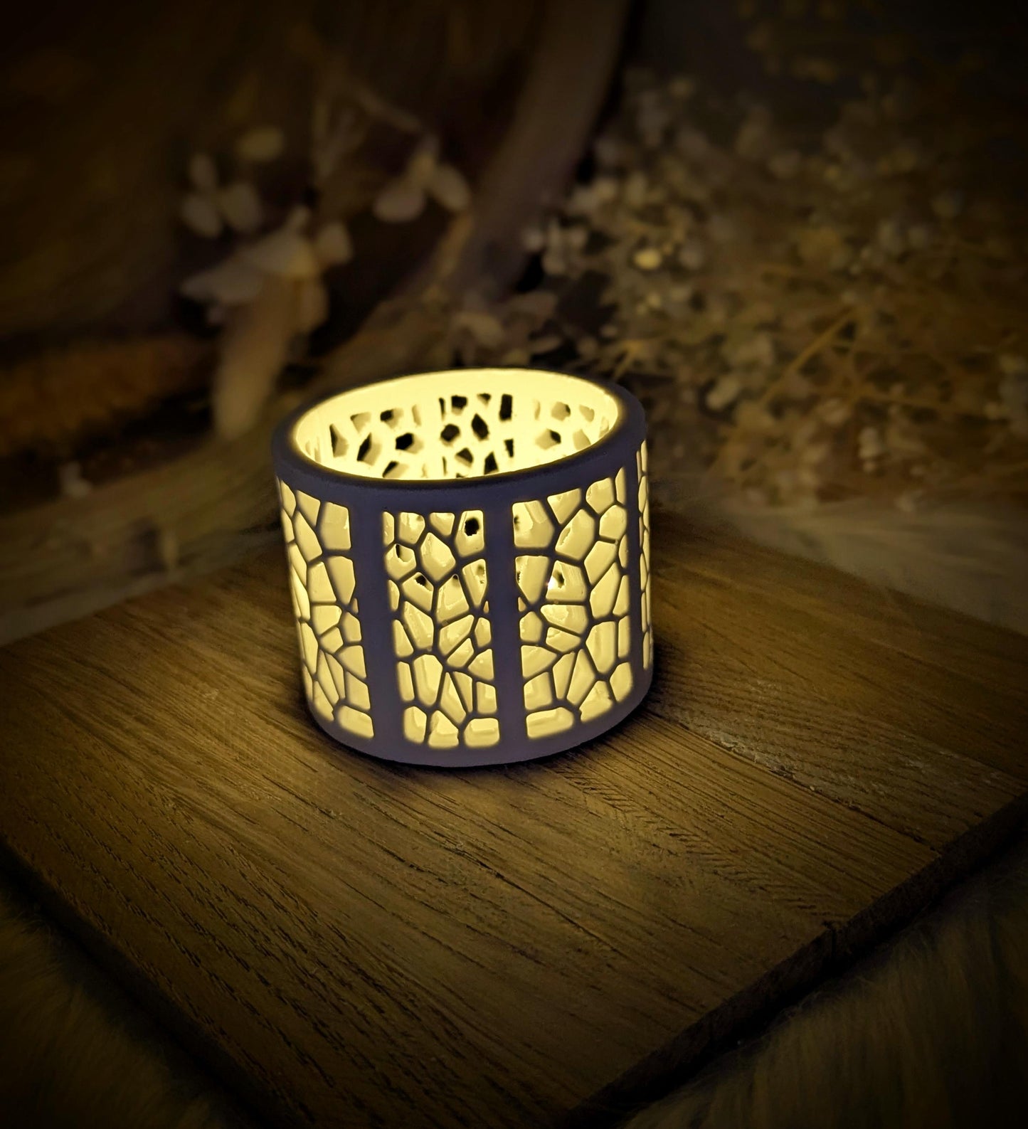 Silikonform für MINI Lichtkranz V3 Modern2 / Lichterkranz / Modern / V3 MINI / Lichtkranz / mit Boden / Raysin / Silikonform