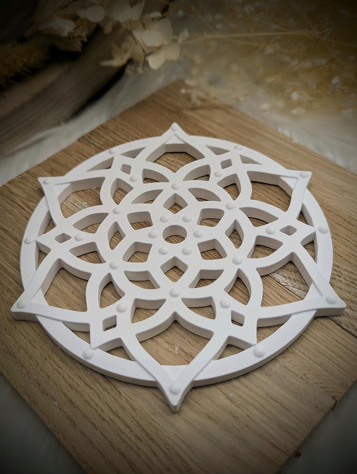 Silikonform Mandala / Traumfänger / Anhänger / Schmetterling / Feder / Auge / Blatt / Tropfen / Kleeblatt