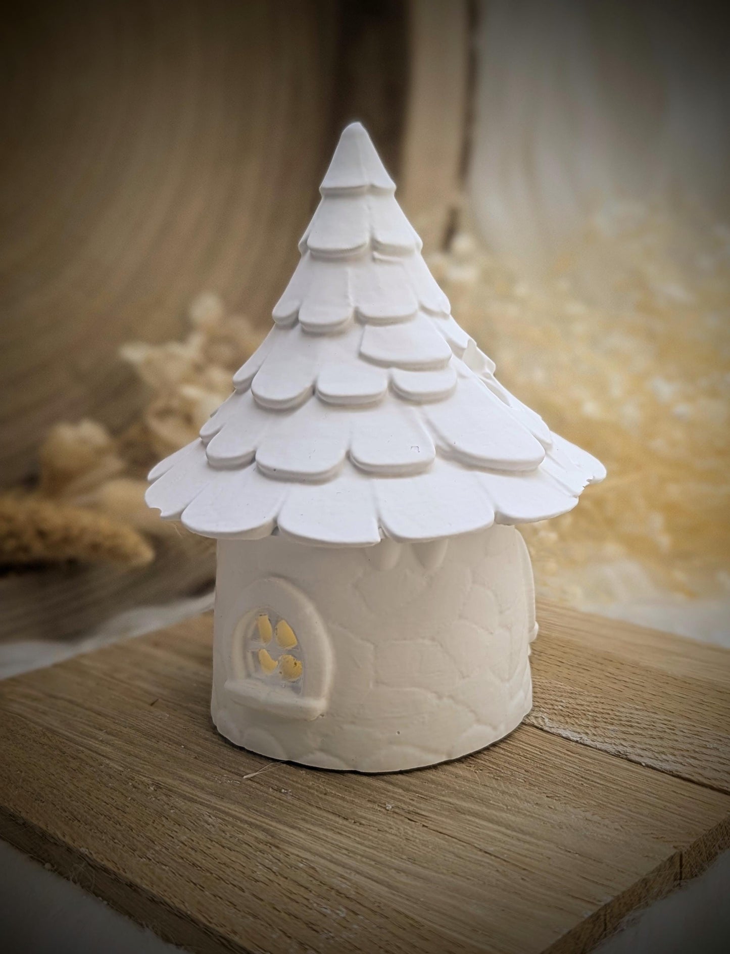 Silikonform Lichthaus Kaminchen / Räucherhaus / Miniatur / Gießform / Raysin / Silikonform