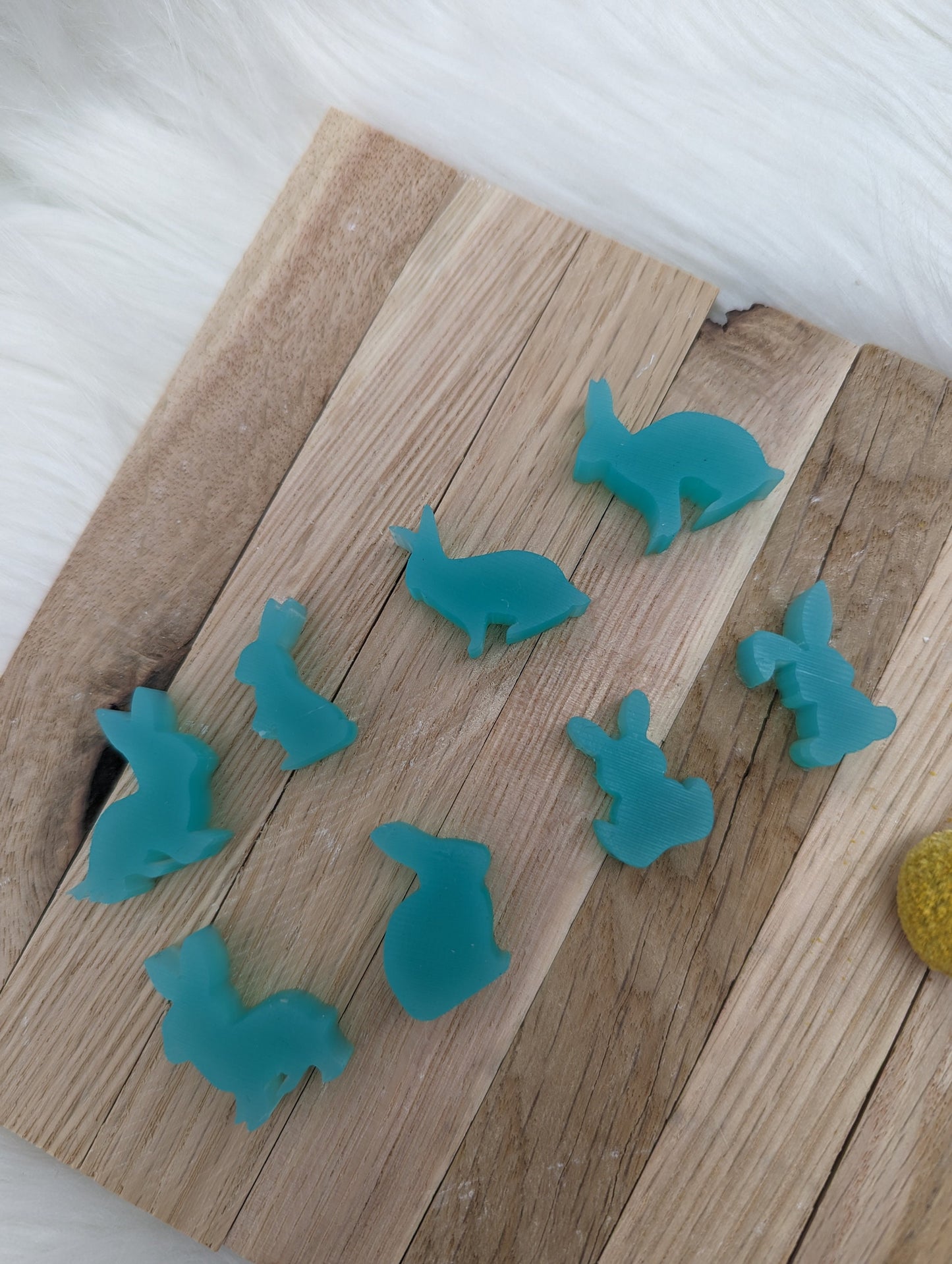 Platzhalter aus Silikon / Hasen / Osterhasen / Nuppsi / Nupsie / Nuppsie / Nuppsi aus Silikon / Silikonform / Deko / Raysin / Resin