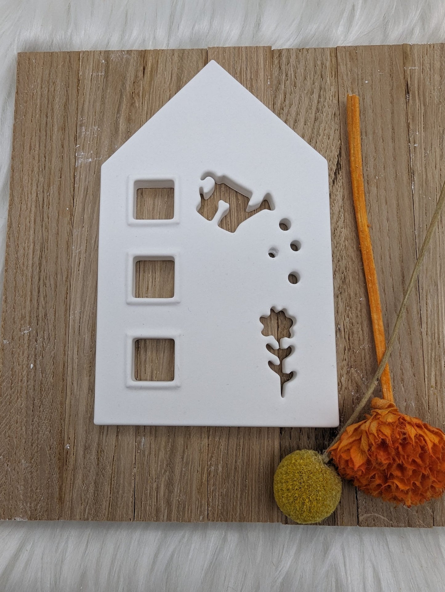 Silikonform für Lichthäuschen / Sommer / Schmetterling / Lichthaus / Lichthaus mit Dach / Raysin / Silikonform