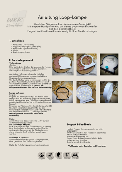 Loop Lampe/ Nala / Katze  / Premium-Qualität