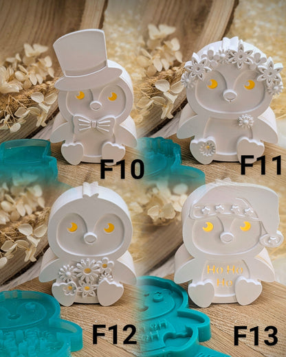 Silikonform für Leuchtfigur Pinguin
