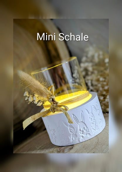 Silikonform für MINI Schale / Hasenrunde