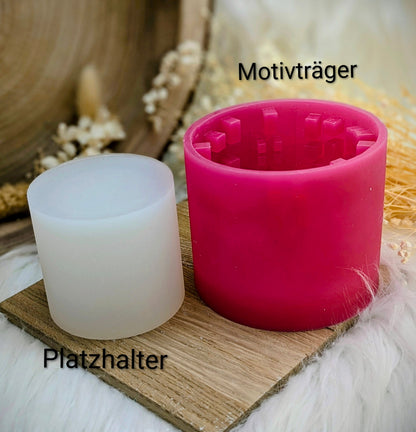 Silikonform für Lichtkranz V3 / Stadt im Sternenlicht