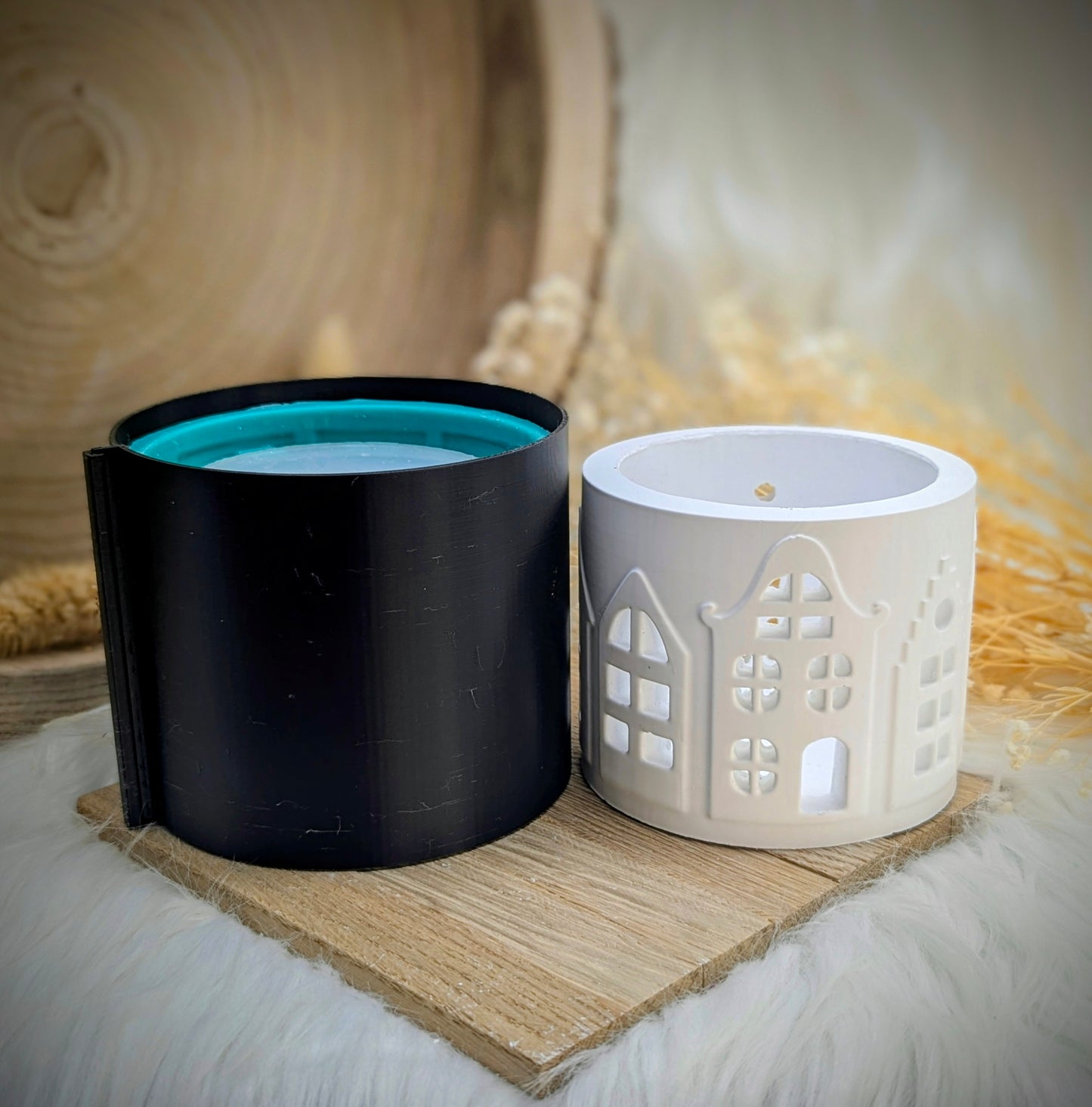 Silikonform für Lichtkranz V3 / Altstadthäuser