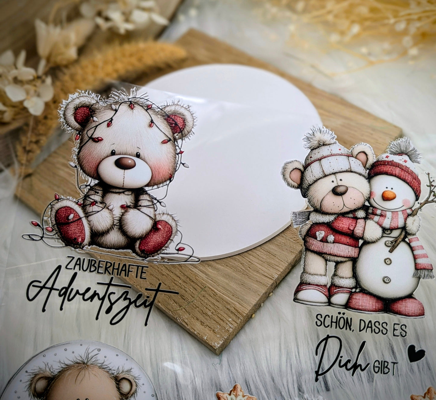 RubOn Sticker / Winterzeit / A4 Bogen / Randlos