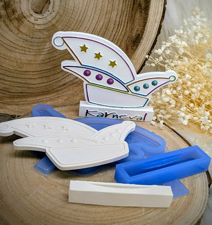 Silikonform Narrenkappe / Karneval