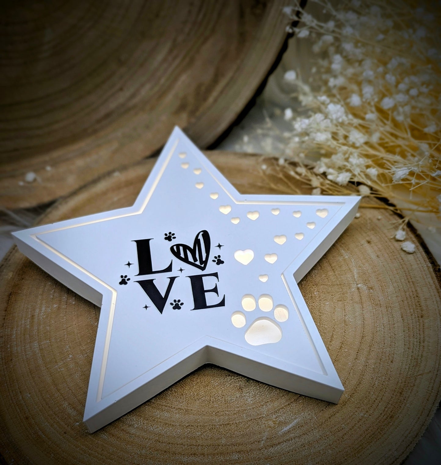 Beleuchteter Stern / Sternenkind