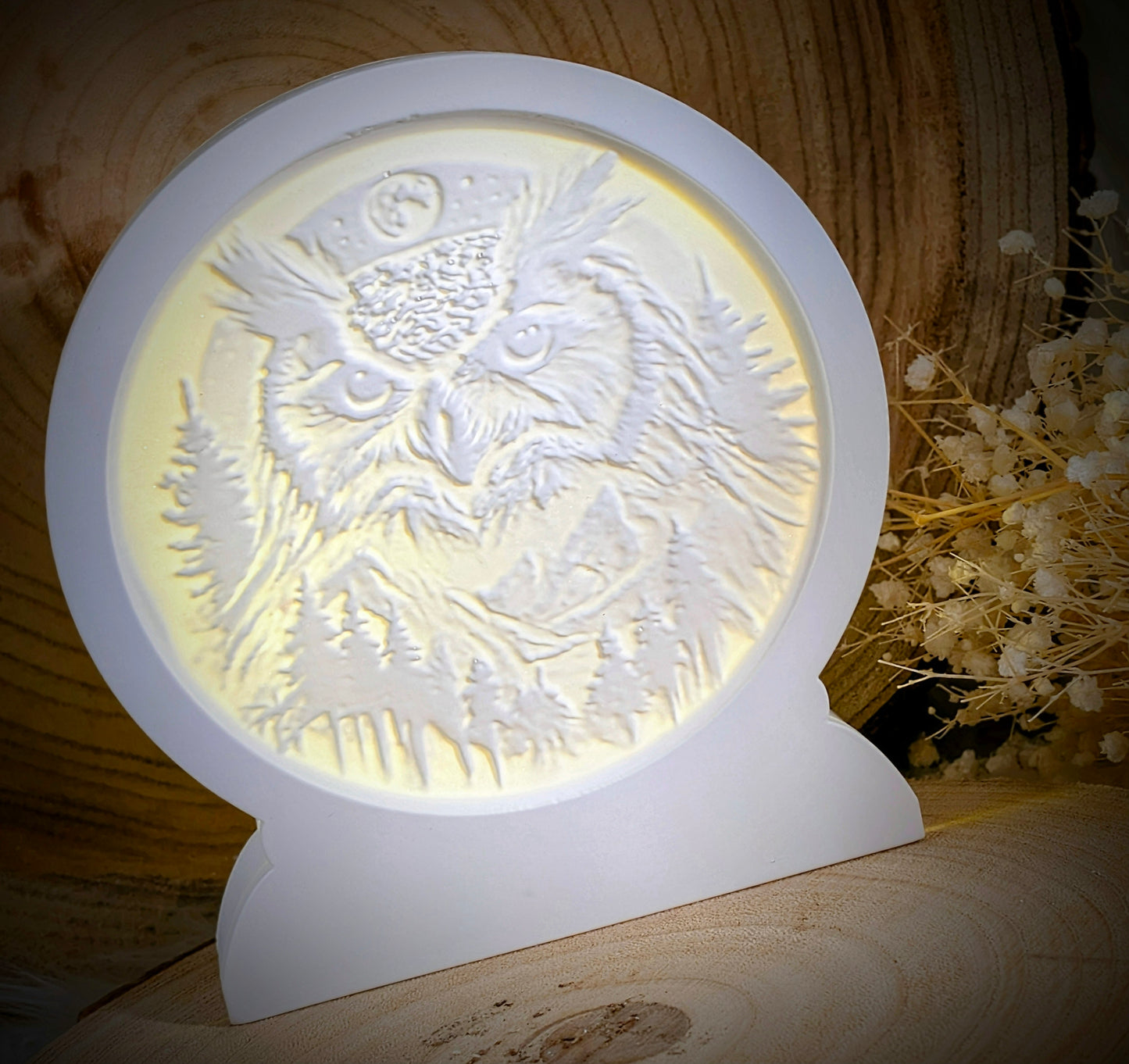 Loop Lampe/ Eulenzauber / Uhu / Premium-Qualität