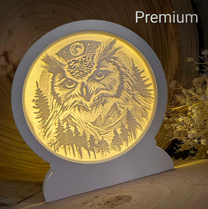 Loop Lampe/ Eulenzauber / Uhu / Premium-Qualität
