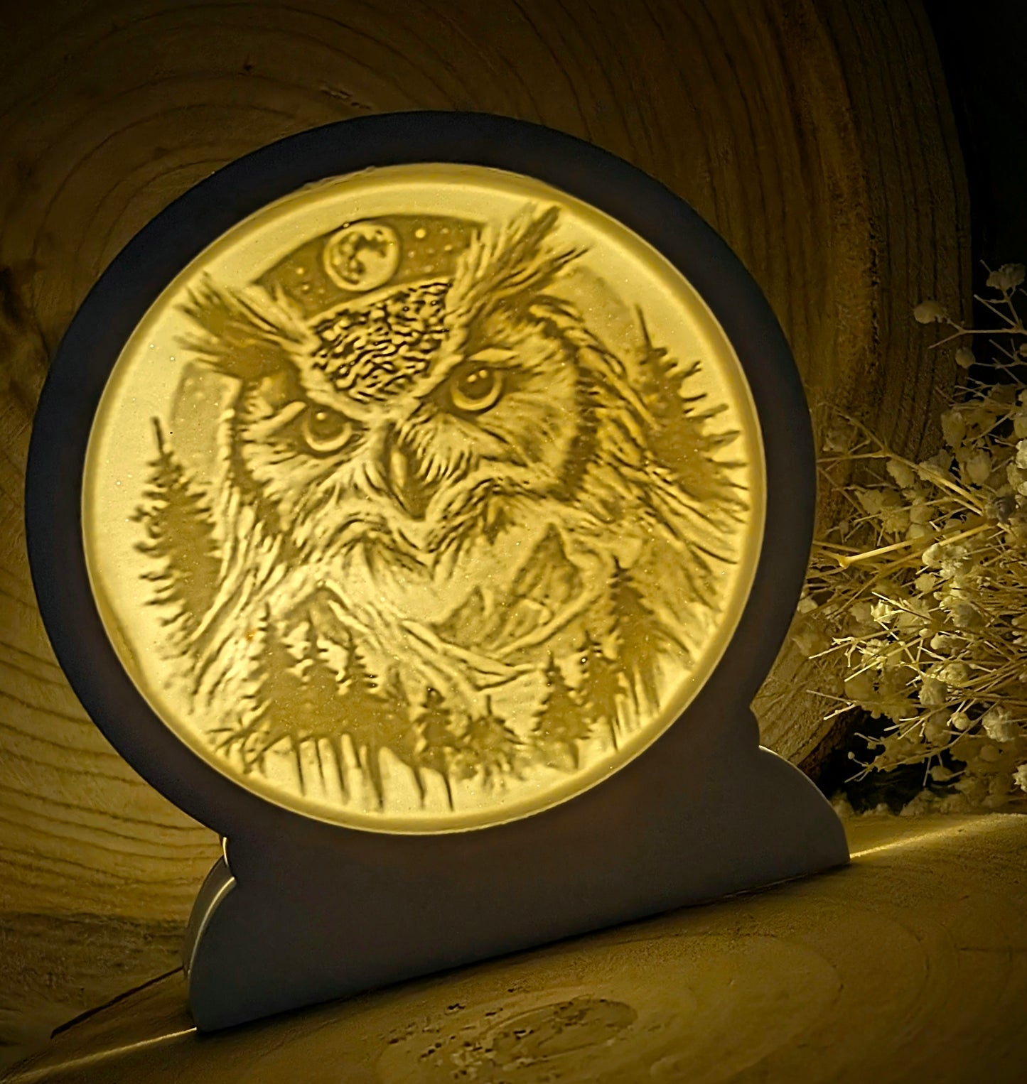 Loop Lampe/ Eulenzauber / Uhu / Premium-Qualität