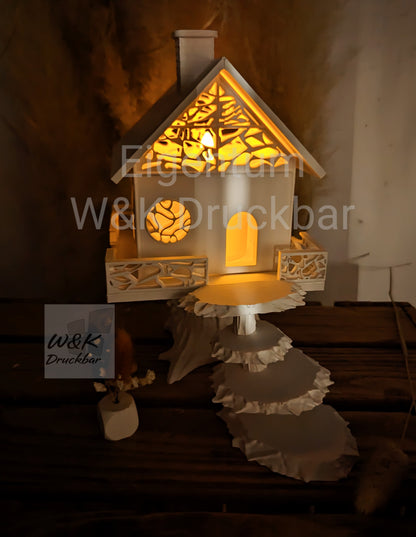 Silikonform für Baumhaus Lichthaus