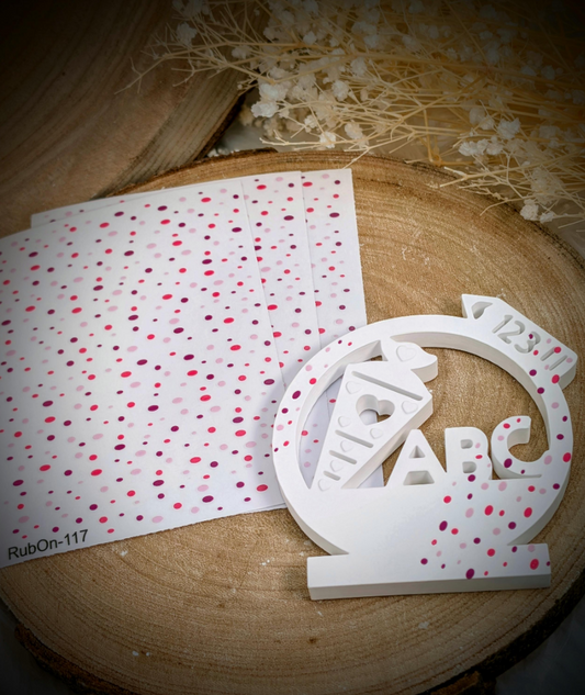 RubOn Sticker / Punkte / A6 Bogen / Randlos