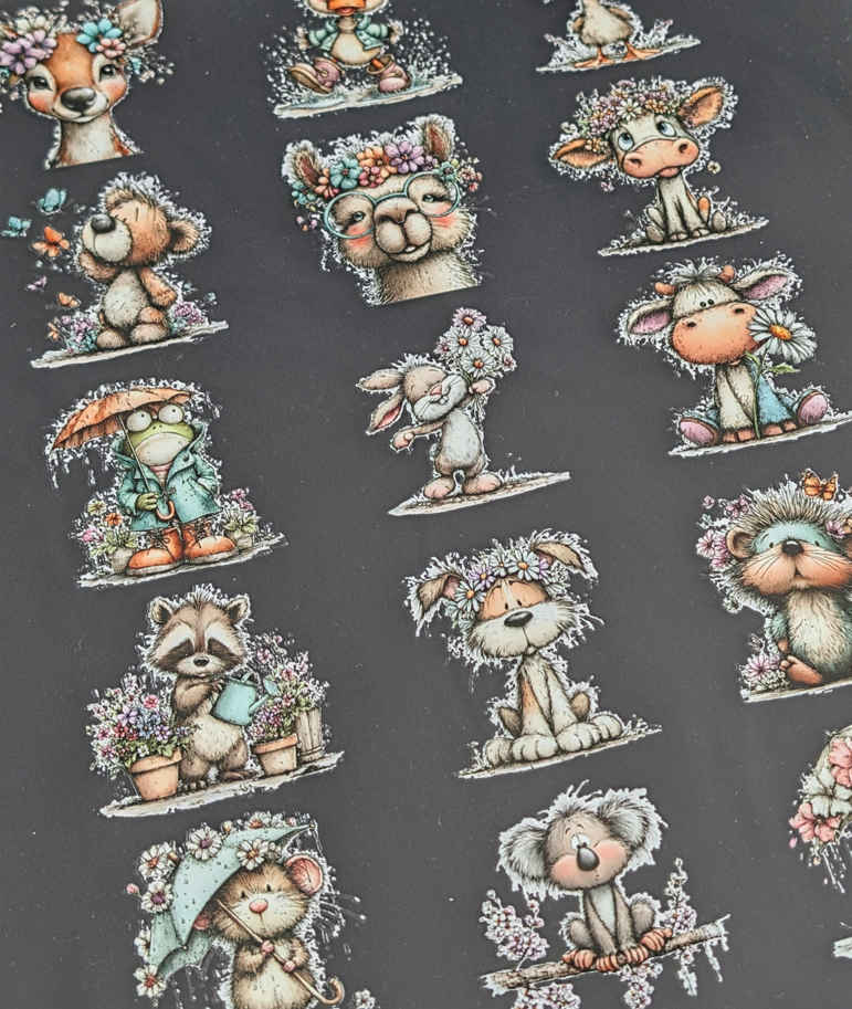 RubOn Sticker / Frühling / A4 Bogen / Randlos