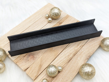 Klötzchen Gießform / HO HO HO Hochkant / Silikonform für Klötzchen / 160x22x8 mm / Silikon Klötzchen Gießform /Gießform Klötzchen