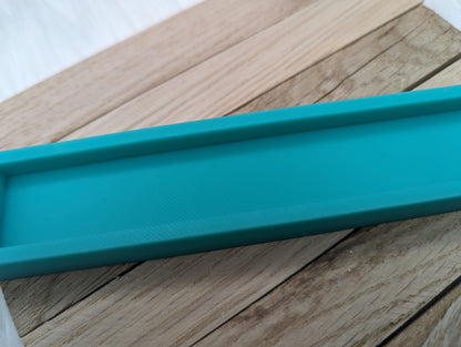Klötzchen Gießform / ZUR TAUFE / Silikonform für Klötzchen / 160x22x8 mm / Silikon Klötzchen Gießform /Gießform Klötzchen