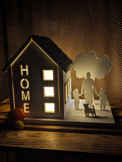Silikonform Set Hund und Katze für Einschieber / Hund / Katze / Bodenplatte Lichthaus / Teelichthalter / Einschieber / Silikonform