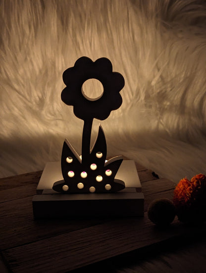 Silikonform Blume für Einschieber / Blume / Teelichthalter / Einschieber / Raysin / Silikonform