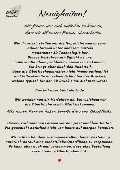 Silikonform Osterwiese / Individuell / Osterhase / Osterei / Wiese / Silikonform