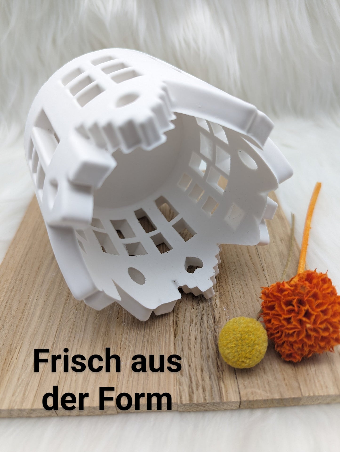 Silikonform für Häuserkranz V3/ Lichterstadt / Grachtenhäuser / Lichthaus / mit Boden / Raysin / Silikonform