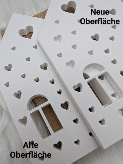 Silikonform für Lichthäuschen Lithophane / Ostern / Standarthaus / Lichthaus mit Dach / Raysin / Silikonform