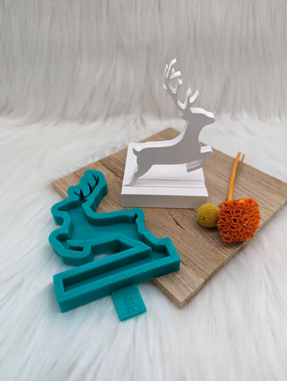 Silikonform Elch für Einschieber / Elch / Set / Teelichthalter / Einschieber / Raysin / Silikonform