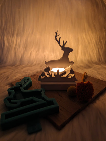 Silikonform Elch für Einschieber / Elch / Set / Teelichthalter / Einschieber / Raysin / Silikonform