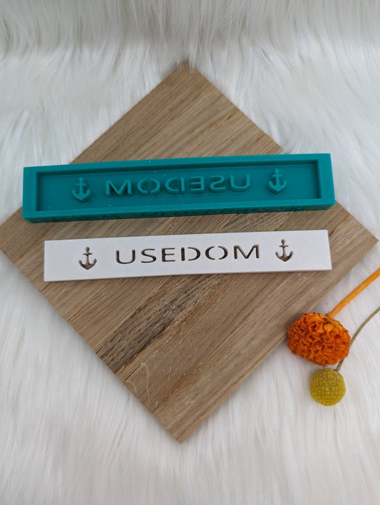Klötzchen Gießform / USEDOM / Silikonform für Klötzchen / 160x22x8 mm / Silikon Klötzchen Gießform /Gießform Klötzchen