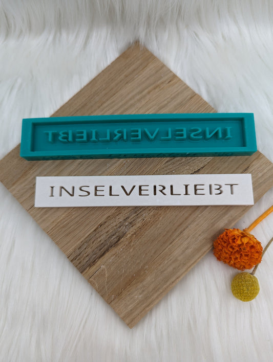 Klötzchen Gießform / INSELVERLIEBT / Silikonform für Klötzchen / 160x22x8 mm / Silikon Klötzchen Gießform /Gießform Klötzchen