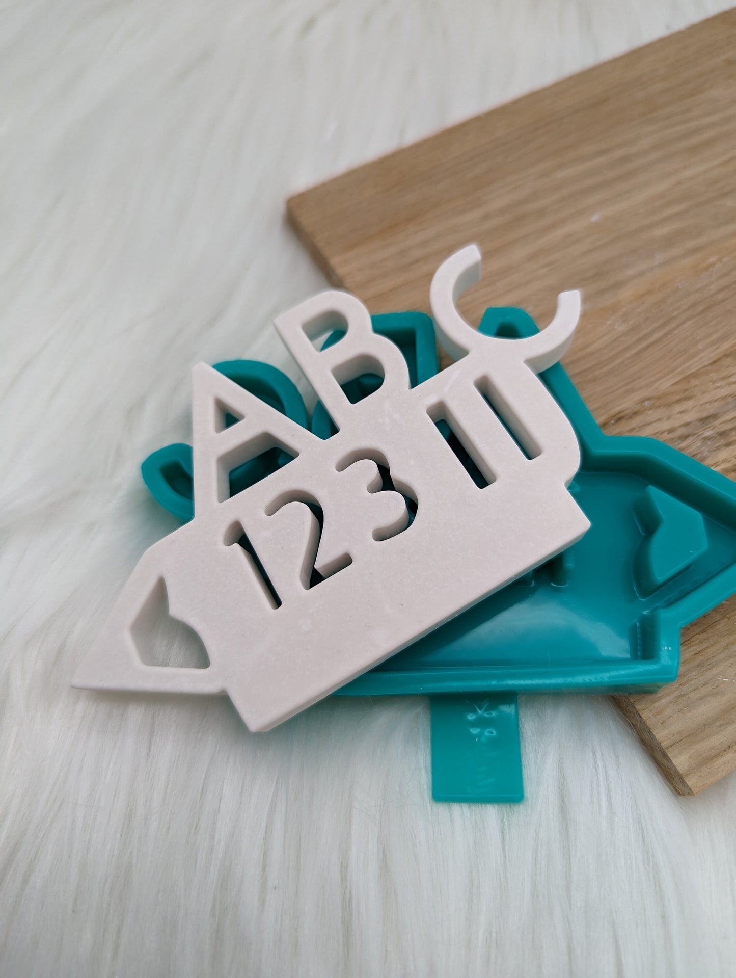 Silikonform Bleistift für Einschieber / Einschulung / Teelichthalter / Einschieber / Raysin / Silikonform