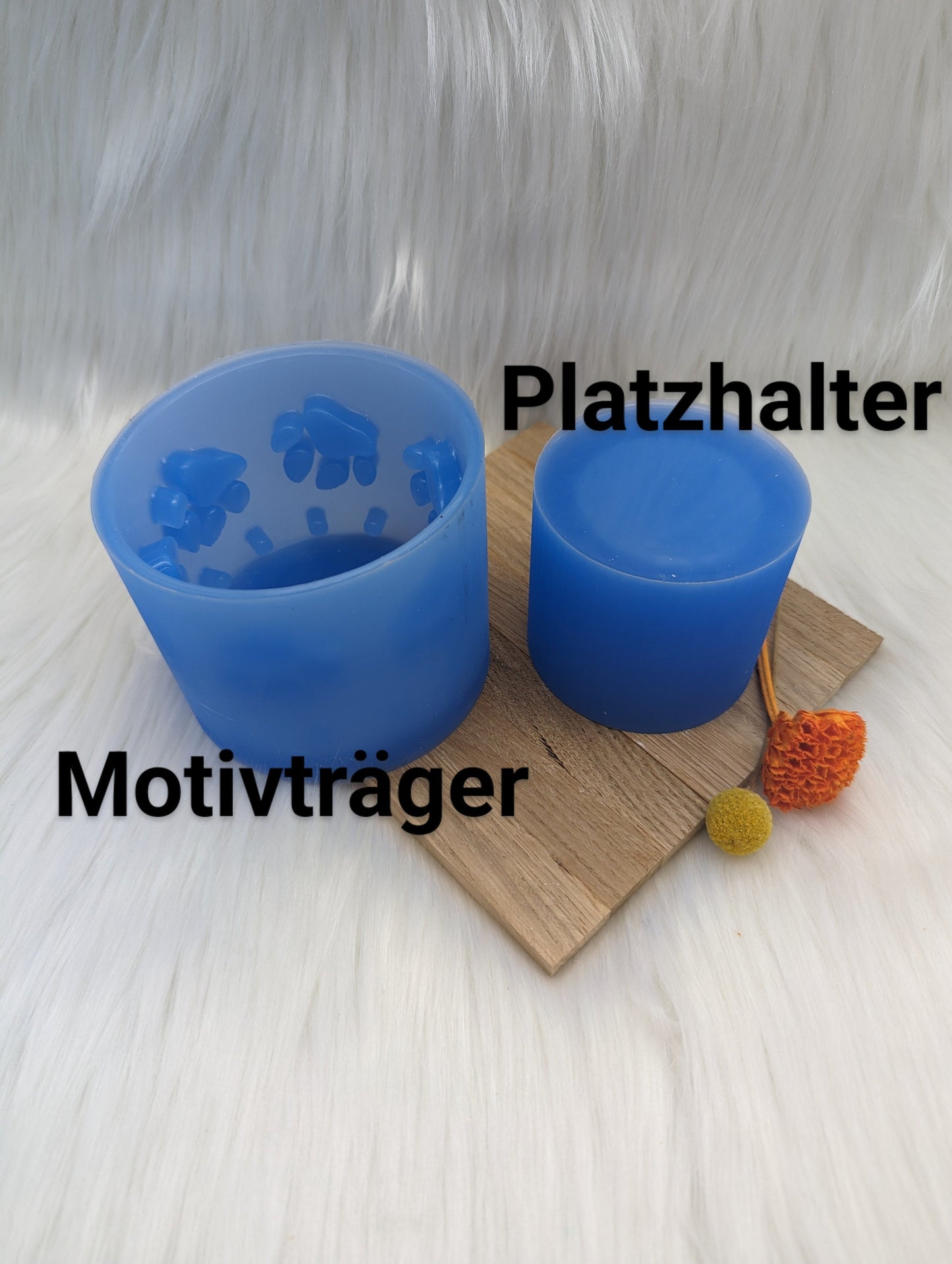 Silikonform für Pfotenkranz V3 / Lichterkranz / Pfoten / Lichtkranz / mit Boden / Raysin / Silikonform