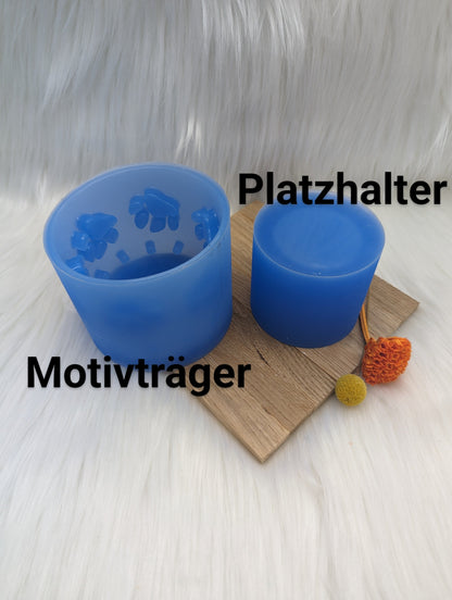 Silikonform für Pfotenkranz V3 / Lichterkranz / Pfoten / Lichtkranz / mit Boden / Raysin / Silikonform