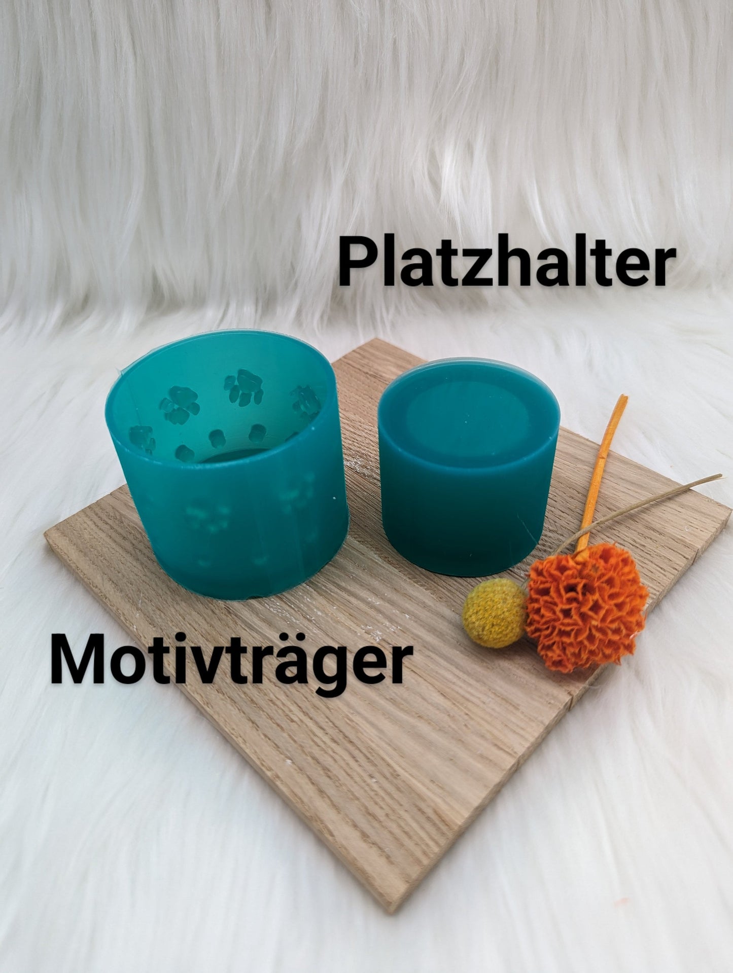 Silikonform für MINI Pfotenkranz V3/ Lichterkranz / Pfoten / V3 MINI / Lichtkranz / mit Boden / Raysin / Silikonform