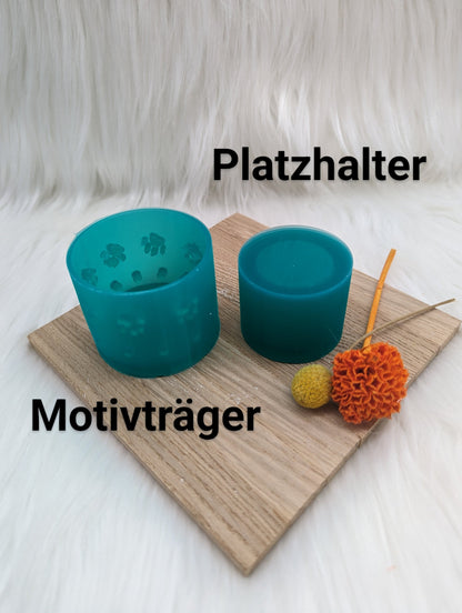 Silikonform für MINI Pfotenkranz V3/ Lichterkranz / Pfoten / V3 MINI / Lichtkranz / mit Boden / Raysin / Silikonform