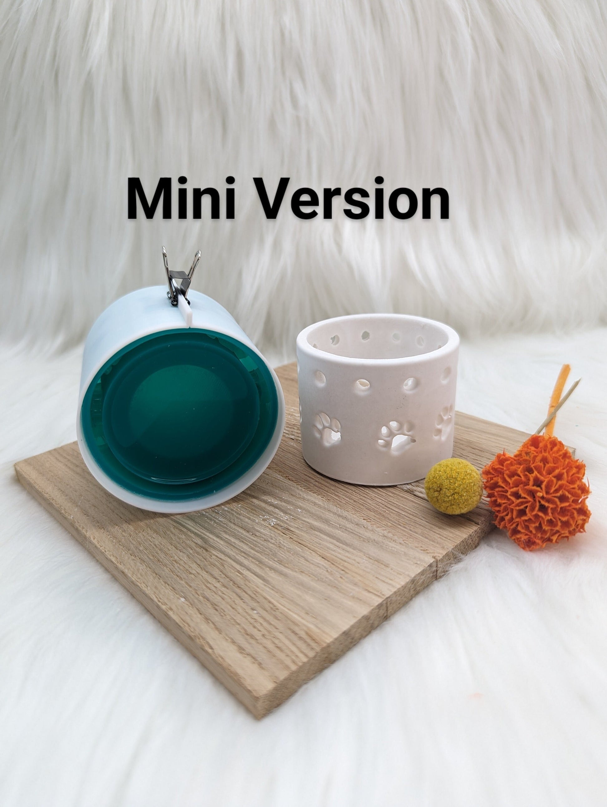 Silikonform für MINI Pfotenkranz V3/ Lichterkranz / Pfoten / V3 MINI / Lichtkranz / mit Boden / Raysin / Silikonform