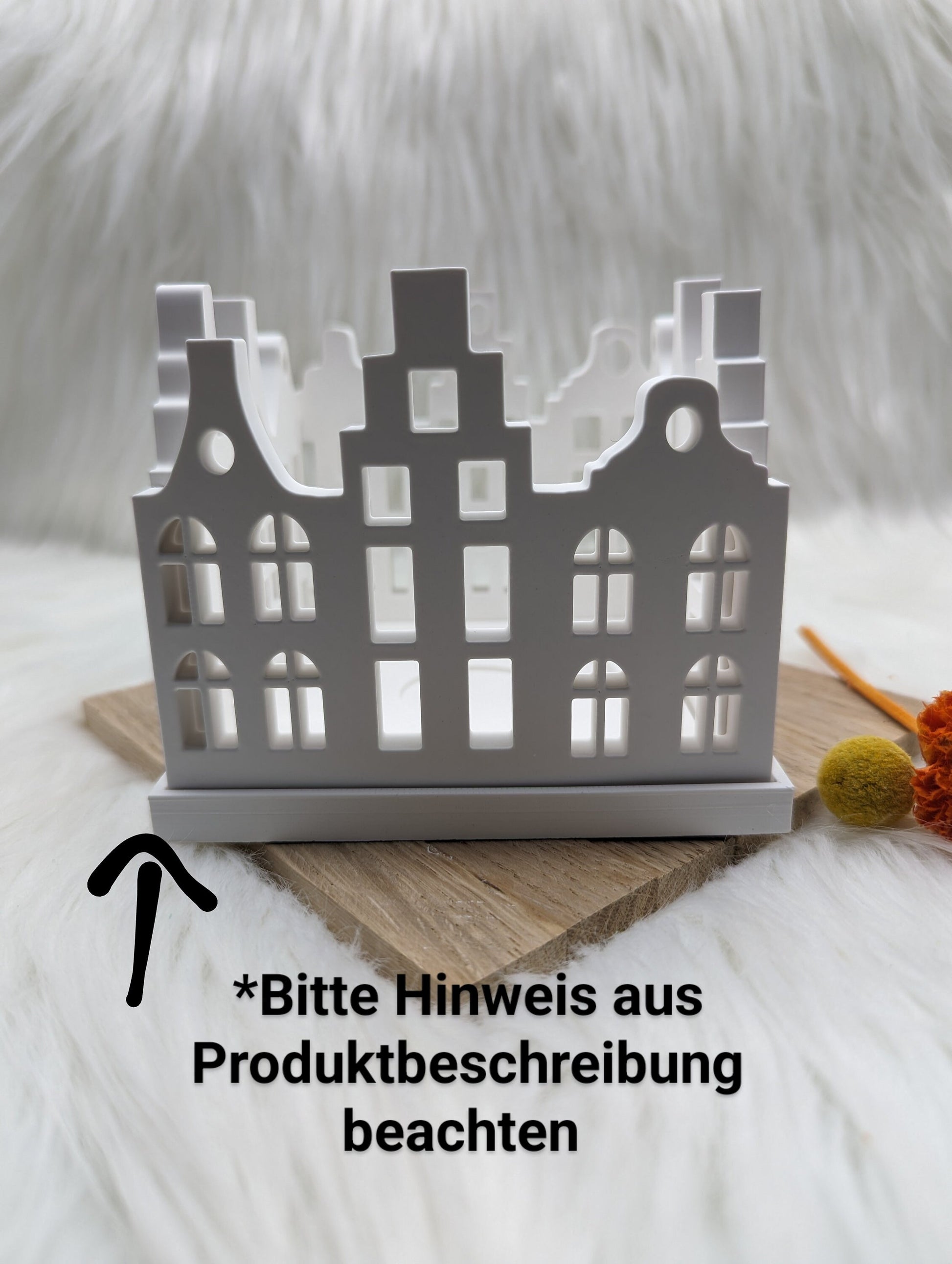 Silikonform Grachtenhäuser / Häuserkranz / Grachtenhaus / Gießform