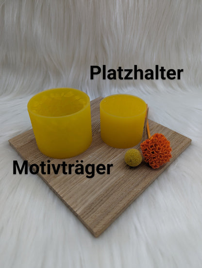 Silikonform für MINI Lichtkranz V3 Modern2 / Lichterkranz / Modern / V3 MINI / Lichtkranz / mit Boden / Raysin / Silikonform