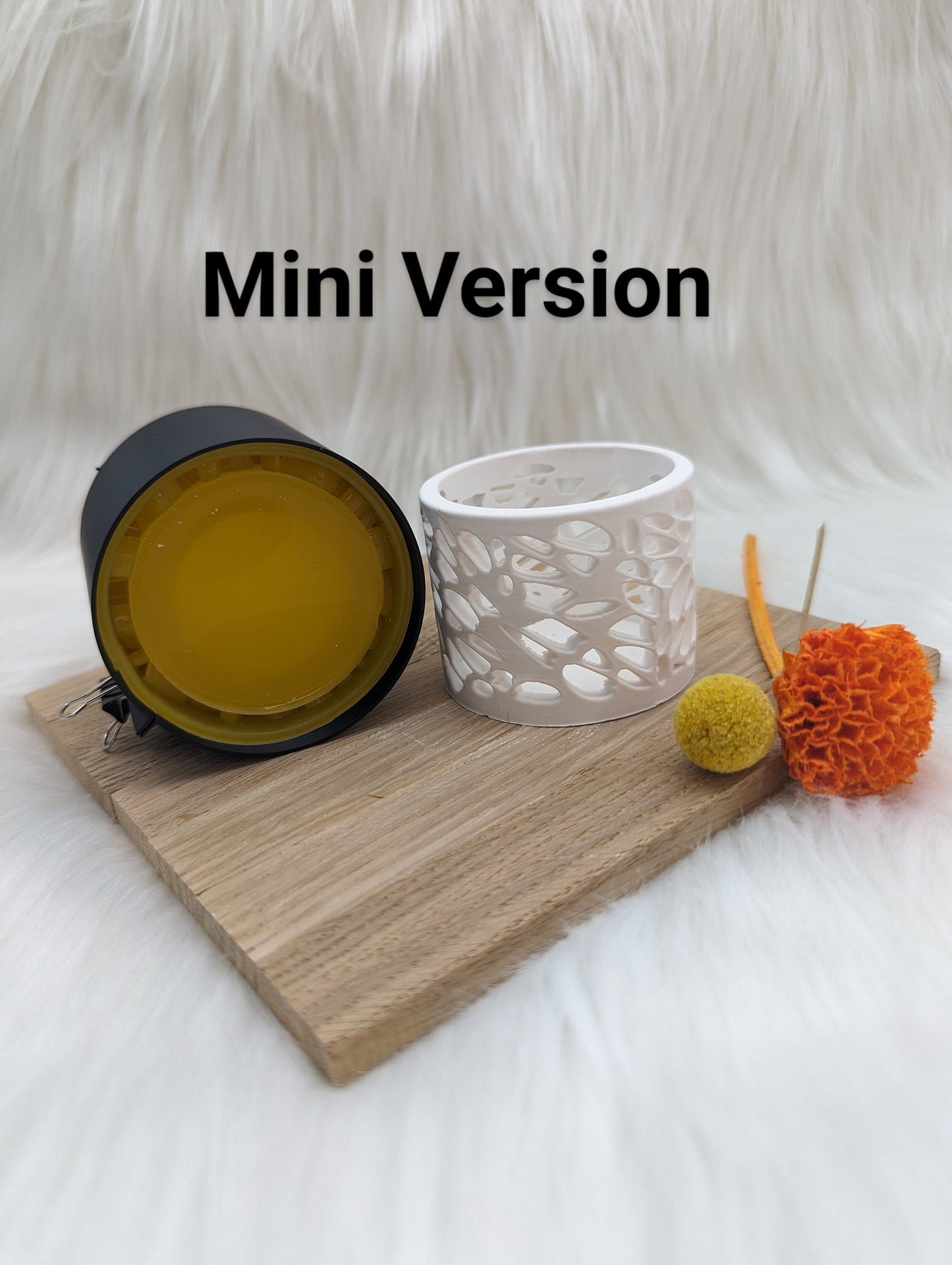 Silikonform für MINI Lichtkranz Modern V3/ Lichterkranz / Modern / V3 MINI / Lichtkranz / mit Boden / Raysin / Silikonform