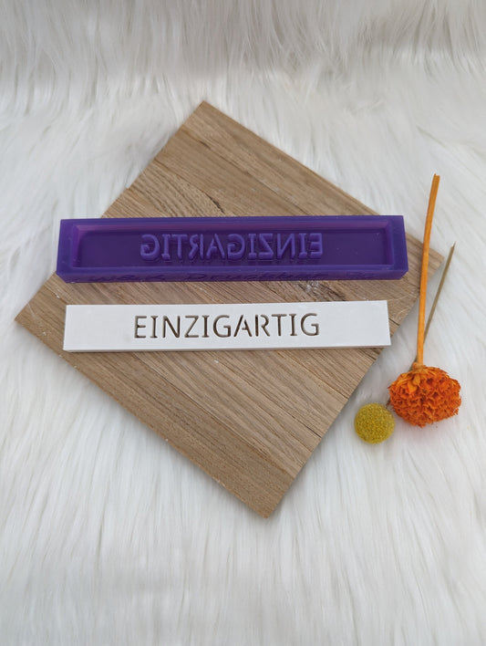 Klötzchen Gießform / EINZIGARTIG / Silikonform für Klötzchen / 160x22x8 mm / Silikon Klötzchen Gießform /Gießform Klötzchen