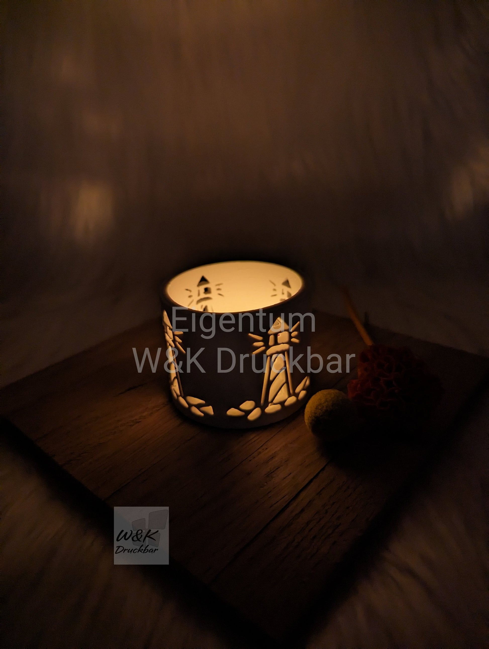 Silikonform für MINI Lichtkranz V3/ Leuchtturm / Lichterstadt / V3 MINI / Lichthaus / mit Boden / Raysin / Silikonform