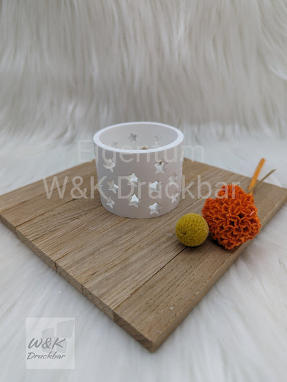 Silikonform für MINI Lichtkranz V3/ Sterne / Stern / V3 MINI / Lichthaus / mit Boden / Raysin / Silikonform