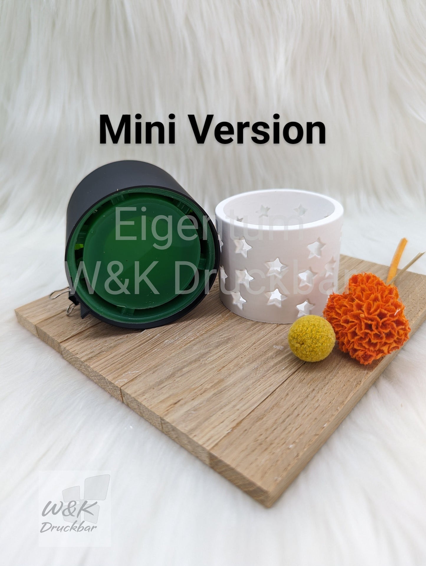 Silikonform für MINI Lichtkranz V3/ Sterne / Stern / V3 MINI / Lichthaus / mit Boden / Raysin / Silikonform