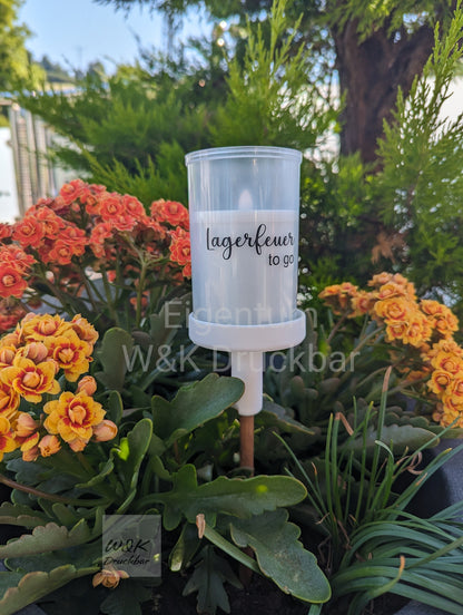 Silikonform Beet-Halterung für Kerzen / Gartenfackel / Grablicht / Gartenlicht / Halterung / Raysin / Silikonform