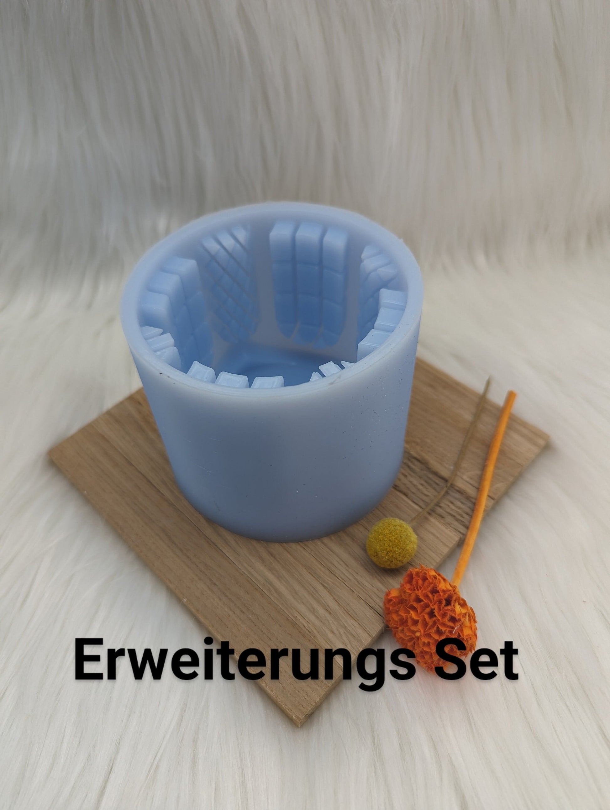 Silikonform für Lichtkranz V3/ Fensterkranz / Sprossenfenster / Lichtkranz / mit Boden / Raysin / Silikonform