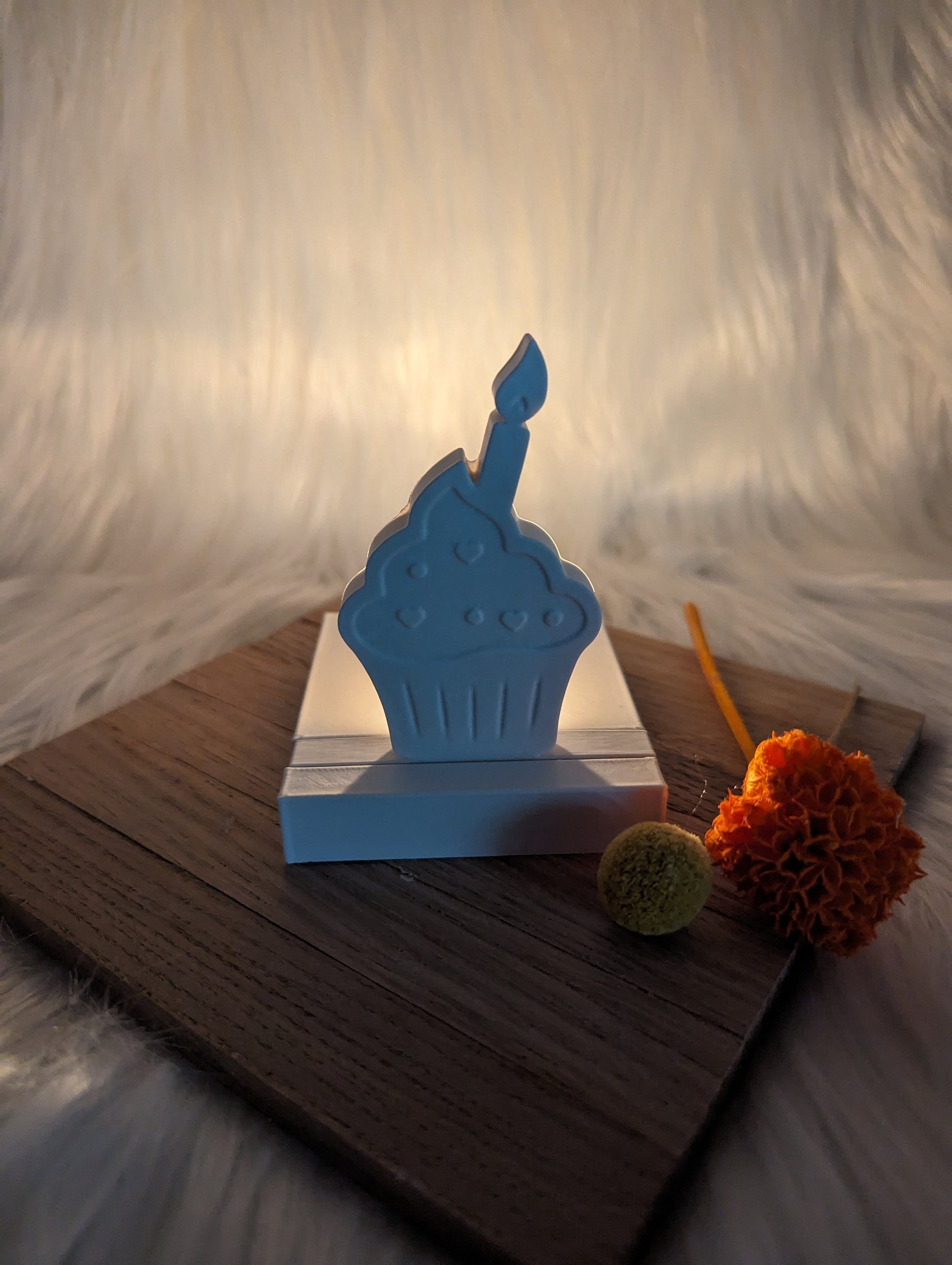 Silikonform Cupcake für Einschieber / Geburtstag / Teelichthalter / Einschieber / Raysin / Silikonform