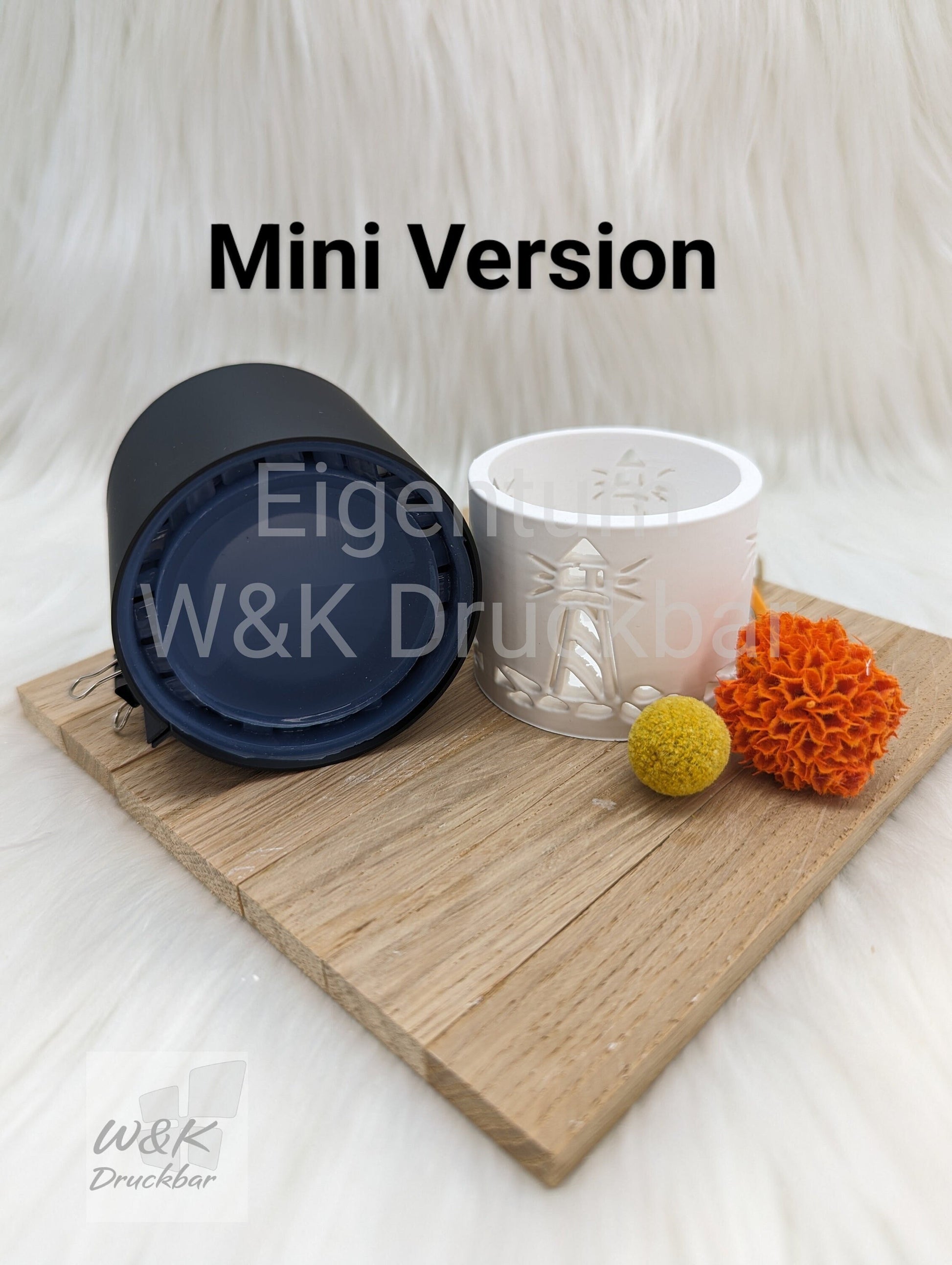 Silikonform für MINI Lichtkranz V3/ Leuchtturm / Lichterstadt / V3 MINI / Lichthaus / mit Boden / Raysin / Silikonform
